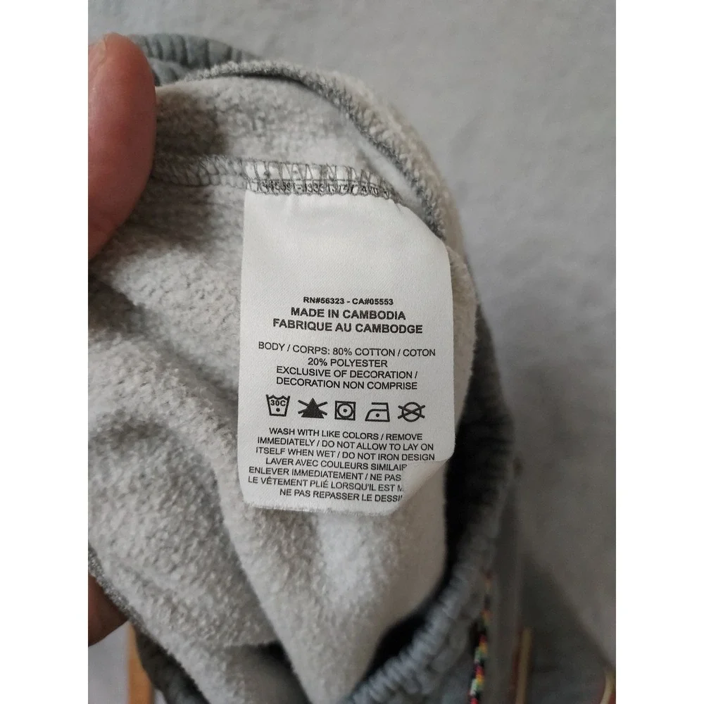 Jordan Joggers Mens Small Fleece Sweatpants Spellout Jumpman Nike Elastic Waist